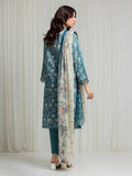 edenrobe Merak Printed Zari Lawn Unstitched 3Pc Suit EWU6M6-097