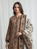edenrobe Merak Printed Zari Lawn Unstitched 3Pc Suit EWU6M6-098