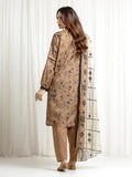 edenrobe Merak Printed Zari Lawn Unstitched 3Pc Suit EWU6M6-098