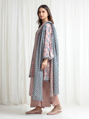 edenrobe Merak Printed Zari Lawn Unstitched 3Pc Suit EWU6M6-101