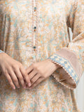 edenrobe Merak Printed Zari Lawn Unstitched 3Pc Suit EWU6M6-102