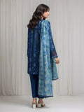 edenrobe Merak Printed Zari Lawn Unstitched 3Pc Suit EWU6M6-104