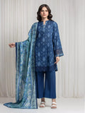 edenrobe Merak Printed Zari Lawn Unstitched 3Pc Suit EWU6M6-104