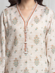 edenrobe Merak Printed Zari Lawn Unstitched 3Pc Suit EWU6M6-105