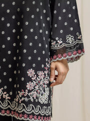 edenrobe Premium Embroidered Lawn Unstitched 3Pc Suit EWU6V1-33002
