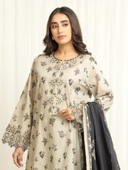 edenrobe Premium Festive Unstitched Lawn 3Pc Suit EWU6V1-33003