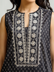 edenrobe Premium Embroidered Lawn Unstitched 3Pc Suit EWU6V1-33006