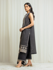 edenrobe Premium Embroidered Lawn Unstitched 3Pc Suit EWU6V1-33006