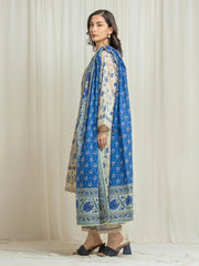edenrobe Premium Festive Unstitched Lawn 3Pc Suit EWU6V1-33008