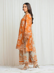 edenrobe Premium Festive Unstitched Lawn 3Pc Suit EWU6V1-33015