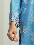 edenrobe Premium Embroidered Lawn Unstitched 3Pc Suit EWU6V1-33016