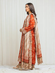 edenrobe Premium Festive Unstitched Lawn 3Pc Suit EWU6V1-33018