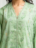 edenrobe Premium Embroidered Lawn Unstitched 3Pc Suit EWU6V1-33021