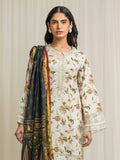 edenrobe Premium Festive Unstitched Lawn 3Pc Suit EWU6V1-33022