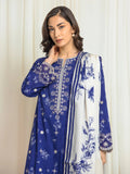 edenrobe Premium Festive Unstitched Lawn 3Pc Suit EWU6V1-33024