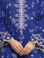 edenrobe Premium Festive Unstitched Lawn 3Pc Suit EWU6V1-33024