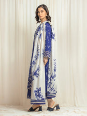 edenrobe Premium Festive Unstitched Lawn 3Pc Suit EWU6V1-33024