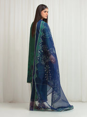 edenrobe Premium Unstitched Embroidered Silk 3Pc Suit EWU6V16-33531