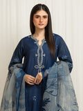 edenrobe Premium Unstitched Embroidered Silk 3Pc Suit EWU6V16-33532