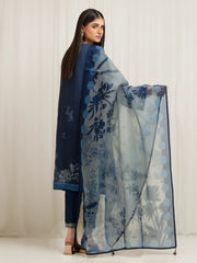 edenrobe Premium Unstitched Embroidered Silk 3Pc Suit EWU6V16-33532