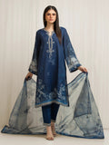 edenrobe Premium Unstitched Embroidered Silk 3Pc Suit EWU6V16-33532