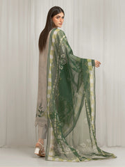 edenrobe Premium Unstitched Embroidered Silk 3Pc Suit EWU6V16-33534