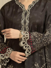 edenrobe Festive Unstitched Embroidered Silk 3Pc Suit EWU6V16-33535