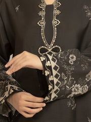 edenrobe Festive Unstitched Embroidered Silk 3Pc Suit EWU6V16-33536