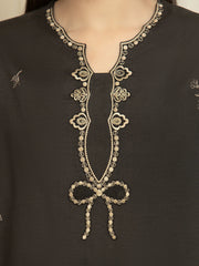 edenrobe Festive Unstitched Embroidered Silk 3Pc Suit EWU6V16-33536