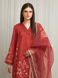 edenrobe Premium Unstitched Embroidered Silk 3Pc Suit EWU6V16-33537