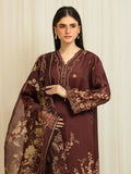 edenrobe Premium Unstitched Embroidered Silk 3Pc Suit EWU6V16-33538