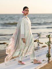 edenrobe Premium Unstitched Embroidered Cambric 3Pc Suit EWU6V2-33445