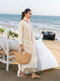 edenrobe Premium Embroidered Lawn Unstitched 3Pc Suit EWU6V2-33446