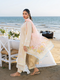 edenrobe Premium Embroidered Lawn Unstitched 3Pc Suit EWU6V2-33446