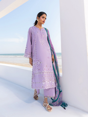 edenrobe Premium Unstitched Embroidered Cambric 3Pc Suit EWU6V2-33451