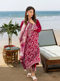 edenrobe Premium Unstitched Embroidered Cambric 3Pc Suit EWU6V2-33452