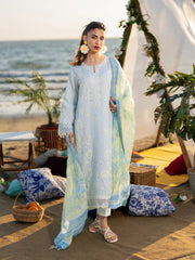 edenrobe Premium Unstitched Embroidered Cambric 3Pc Suit EWU6V2-33454
