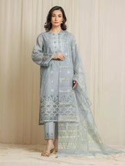 edenrobe Festive Unstitched Embroidered Munar 3Pc Suit EWU6V21-32061