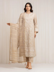 edenrobe Premium Festive Unstitched Munar 3Pc Suit EWU6V21-32062