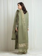 edenrobe Premium Festive Unstitched Munar 3Pc Suit EWU6V21-32063
