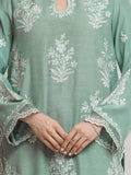 edenrobe Premium Festive Unstitched Karandi 3Pc Suit EWU6V22-32090
