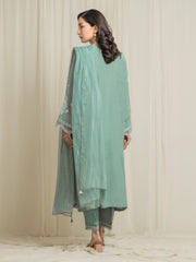 edenrobe Premium Festive Unstitched Karandi 3Pc Suit EWU6V22-32090