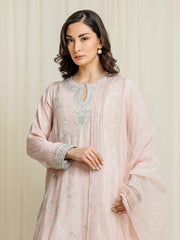 edenrobe Festive Unstitched Embroidered Karandi 3Pc Suit EWU6V22-32092