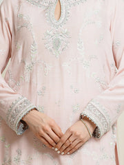 edenrobe Festive Unstitched Embroidered Karandi 3Pc Suit EWU6V22-32092