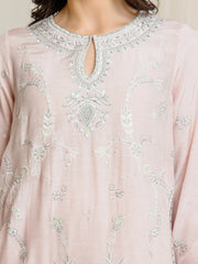 edenrobe Festive Unstitched Embroidered Karandi 3Pc Suit EWU6V22-32092