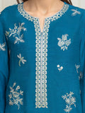 edenrobe Festive Unstitched Embroidered Karandi 3Pc Suit EWU6V22-32093