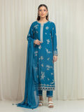 edenrobe Festive Unstitched Embroidered Karandi 3Pc Suit EWU6V22-32093