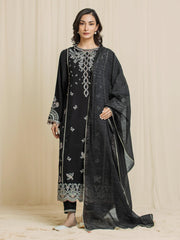 edenrobe Festive Unstitched Embroidered Karandi 3Pc Suit EWU6V22-32094