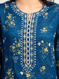 edenrobe Premium Embroidered Zari Lawn Unstitched 3Pc Suit EWU6V23-33404