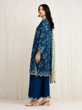 edenrobe Premium Embroidered Zari Lawn Unstitched 3Pc Suit EWU6V23-33404